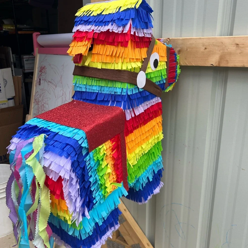 Colorful Donkey Piñata for Parties